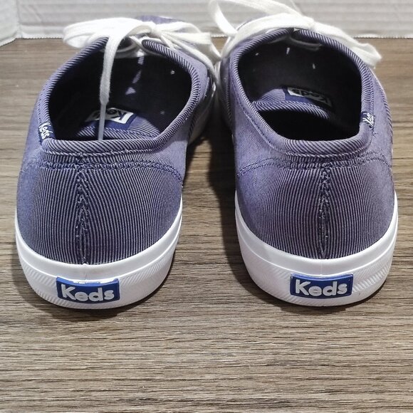 Keds Comfort Sneaker women's s sz 10 Purple stripes Streetwear Tennis Shoe - Picture 5 of 13